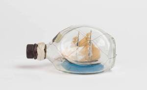 A model ship in a bottle, 20th century