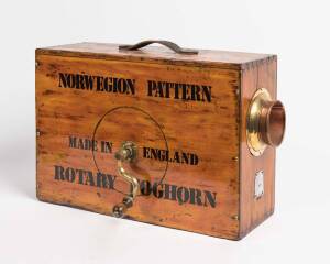 A Norwegian pattern rotary fog horn made in England, circa 1900