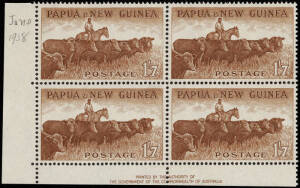 Group incl. NEW GUINEA, Huts o'ptd 'OS' short set to 9d* (7, 1 MNG), 2/- Hut o'ptd 'Air Mail' FU, 1932-40 Pictorials 1/3 & 2/- FU, 1934 British Protectorate & 1938 British Possession sets*, 1939 Bulolo G'fields short set to 1/-* & 2/- FU, 1939 Airmails* &