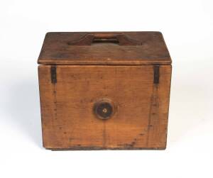 A Tasmanian huon pine butter churn, 19th century