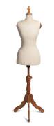 A Victorian dressmakers dummy, huon pine and calico 