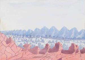 LINDSAY IMBARNDARINJA (BORN 1918) (Central Australian Landscape)