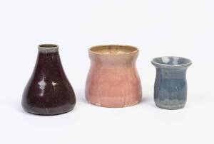 MERRIC BOYD, Three pottery vases incised M. Boyd 1926, 1930 and 1931