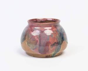 ALISON DAVIDSON Mauve glazed pottery vase