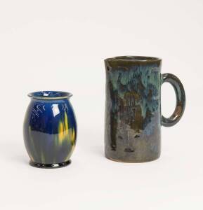 DYSON Pottery jug together with a McHugh Tasmanian pottery vase