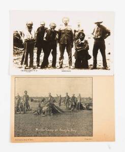 Two postcards, one Scarce Daisy. M. Bates postcard "Native Camp at Beagle Bay"; together with a 1915/16 Rose Series postcard