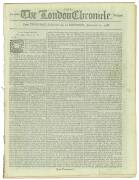 BARE KNUCKLE BOXING IN LONDON NEWSPAPERS 1788 - 1789 FEATURING DANIEL MENDOZA, ENGLAND'S HEAVYWEIGHT CHAMPION FROM 1792 to 1795A remarkable archive of ten original, complete newspapers (The London Chronicle x9 & The Times x1) which report on all manner of