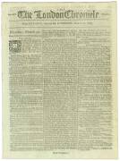 FIRST FLEET & BOTANY BAY: THE LONDON CHRONICLE. The first printed accounts of the Expedition to and the Settlement at Sydney Cove, in issues of the London Chronicle newspaper issued in early 1789:  March 28-31, 1789: A short article reporting on the arriv