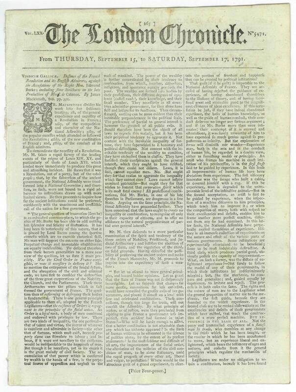 SECOND FLEET & DEATHS EN ROUTE: THE LONDON CHRONICLEJuly 14-16 and August 4-6, 1791: The earlier edition carries a report on the arrival of the Neptune, the Scarborough and Surprize at Botany Bay [June 1790]. "The convicts were very sickly, of whom 270 di