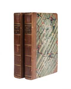 CUNNINGHAM, Peter; Surgeon R.N.: "TWO YEARS IN NEW SOUTH WALES; comprising Sketches of the Actual State of Society in that Colony; of its Peculiar Advantages to Emigrants; of its Topography, Natural History..." [London, 1828, 3rd edition] in 2 volumes wit