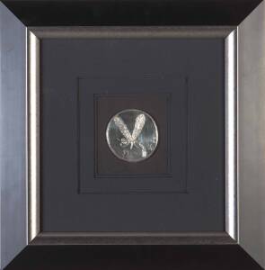 KEVIN (PRO) HART (1928 - 2006)a framed sterling silver limited edition sculpture "Dragonfly" by Elden Fine Art 