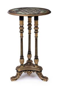 A rare games top wine table, 19th century