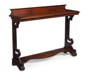 An Australian cedar console table, circa 1845