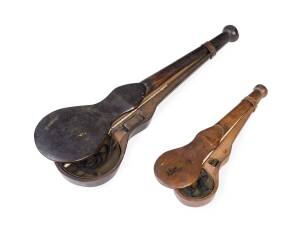 Two Chinese pocket banjo scales, mid 19th century 