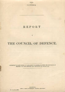 GOVERNMENT REPORTS. 1856-1946, noted 1889 "Soudan Contingent Accounts" and 2 related to Aborigines.