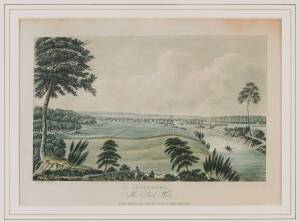 JOSEPH LYCETT (1775-1828) Liverpool, New South Wales, hand coloured aquatint