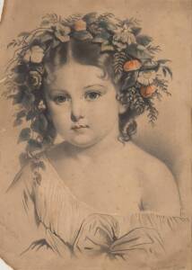 ARTIST UNKNOWN Rosa Riggs at 4 years old, (circa 1840)