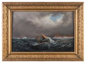 ARTIST UNKWOWN (19TH CENTURY) (Maritime Scene with Storm)