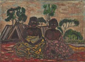 ERIC STEWART (1903-1972) (Two Aboriginal Figures)