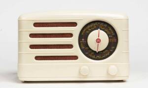 A.W.A Cream bakelite mantel radio