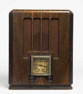 A.G.E. Band Master timber cased mantel radio 