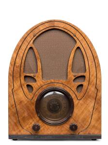 Philco Cathedral timber cased mantel radio