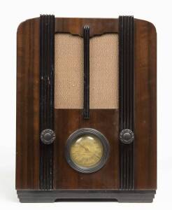 Airzone timber cased tombstone radio