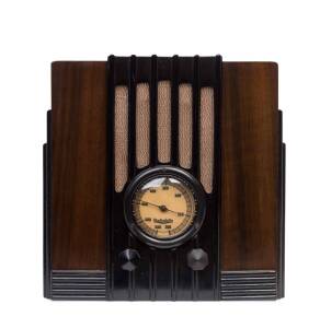 A.W.A Radiolette model 27 timber cased Empire State mantel radio