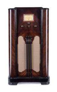 Howard timber cased console radio