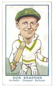 1933 Carreras (Turf Cigarettes) "Personality Series" (73-96), complete set [24] x 2 sets + 162 spares. Includes Don Bradman, Walter Lindrum, Haydn Bunton & Jimmy Pike. Poor/VG. (Total 210).