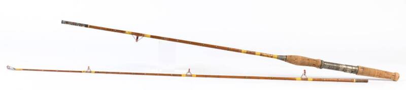 FISHING ROD, c1920s-30s Hartleys 2-piece cane rod in original bag.