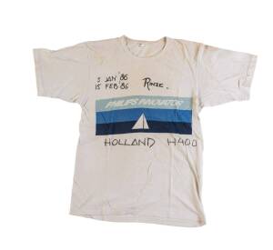 WHITBREAD ROUND THE WORLD RACE: Wonderful collection from first race in 1973-74 to 2005-06, noted signed & endorsed T-shirts/polos (56), signed caps (5) & other items; plus photographs (106+). Ex Jack Ryder collection.&nbsp;