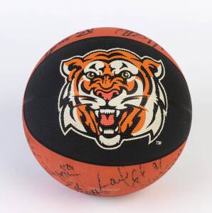 MELBOURNE TIGERS, "Melbourne Tigers" basketball with 12 signatures including Andrew Gaze.