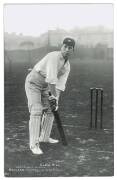 1905 AUSTRALIAN TEAM, superb group of postcards published by T.Bolland, comprising Sid Gregory, M.A.Noble, P.M.Newland, W.P.Howell, C.E.McLeod, Clem Hill, Frank Laver, Victor Trumper, A.J.Hopkins & J.J.Kelly. Fine condition.