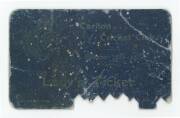 Carlton Cricket Club, Lady's Season Ticket, Season 1922-23, with hole punched for each game attended. Fair condition.