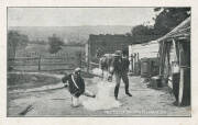 THE STORY OF THE KELLY GANG (1906): Three unused postcards showing scenes from the original movie, titled "Ned Kelly shoots Fitzpatrick", "Pulling up the line at Glenrowan" & "The Police Surrounding Glenrowan Hotel". Scarce. Fine condition. {The world's f