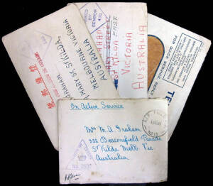 P.O.W. Archive and collection of Letters and ephemera. Belonging to Sapper Clifford F. Graham 8th Div.