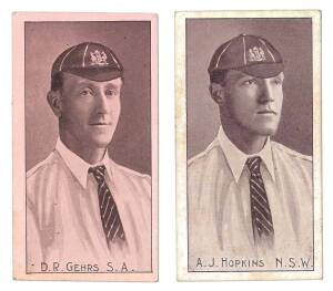 1905 Sniders & Abrahams "Australian Cricket Team", complete set [15]. Mainly G/VG.