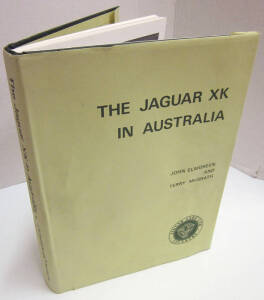 JAGUAR. (2) Books on the prestigious motor car. "JAGUAR UNDER THE SOUTHERN CROSS", by Les Hughes [Melbourne 1980], limited edition 928/1000 and signed by the author. "THE JAGUAR XK IN AUSTRALIA", by John Elmgreen and Terry McGrath [NSW 1985], limited edit