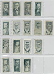 1926 Sweetacres (Minties) "Cricketers", part set [13/36 + 3 spares]. Poor/G.