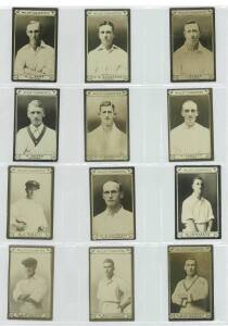 1926 Wills (Australia) "Cricketers", part real photo set [53/63]. Mainly G/VG. A difficult set to obtain in above average condition.