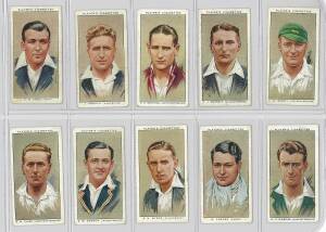 1934 Players "Cricketers 1934", complete set [50]. Mainly G/VG.