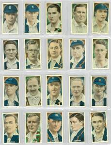 1935 Ardath "Cricket, Tennis & Golf Celebrities", complete set [50]. G/VG.