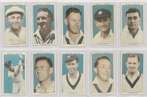 1948 Nabisco (Crispies, Weeties, Vita-Brits) "Leading Cricketers", complete set [32]. Mainly G/VG.