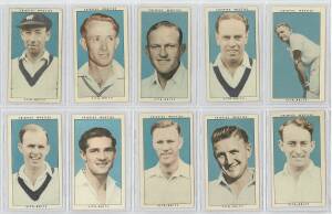 1948 Nabisco "Leading Cricketers", complete set [32]. Mainly G/VG.