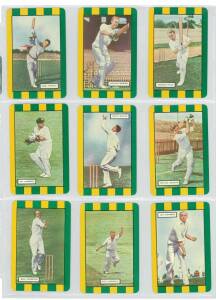 1953-54 Coles "Australian & English Cricketers", the complete set of Australian Cricketers [13]. G/VG.