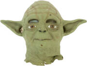 STAR WARS: Group with wearable latex Yoda mask; 1/3 scale Yoda model by Paul Sullivan; Mace Windu & Obi-Wan Sideshow 1/3 scale busts; Darth Vader wearable helmet & voice changer; Darth Vader miniature helmet; Lifesize Standups (5) - Luke Skywalker, Yoda,