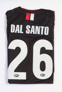 NICK DAL SANTO'S ST.KILDA RUN-OUT TOP, worn during 2008 season, with number "26" on revers. With StKilda FC CoA. [Nick Dal Santo played 260 matches for St.Kilda & 62 matches for North Melbourne 2002-2016].