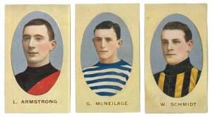 1909-10 Sniders & Abrahams "Head in Oval", part set [20/60]. Mainly G/VG.