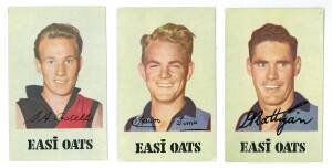 1955 Harper's Easi Oats "South Australian Footballers" (Series 4), part set [3/24]. G/VG. Rarity 9. 